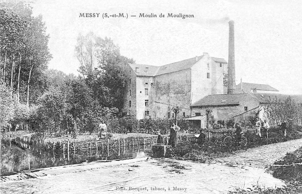 MESSY (S.-et-M.) — Moulin de Moulignon (Montlignon), vers 1910. CPA collection AFLO