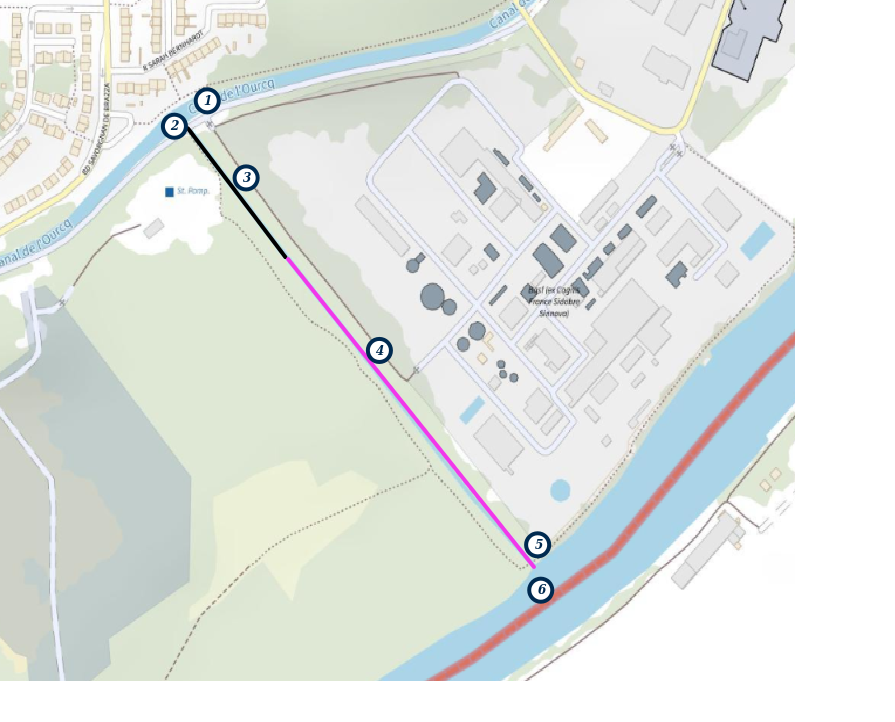 Carte IGN récente annotée. Infographie AFLO - 2026