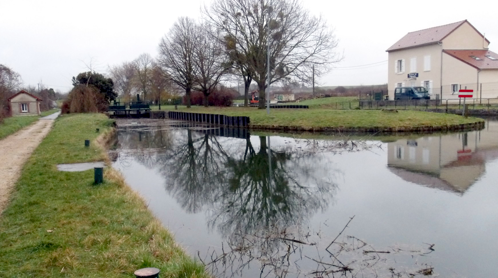 Écluse de Vignely — Vue générale de l'écluse