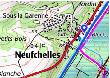 Plan de situation du bloc n° 7