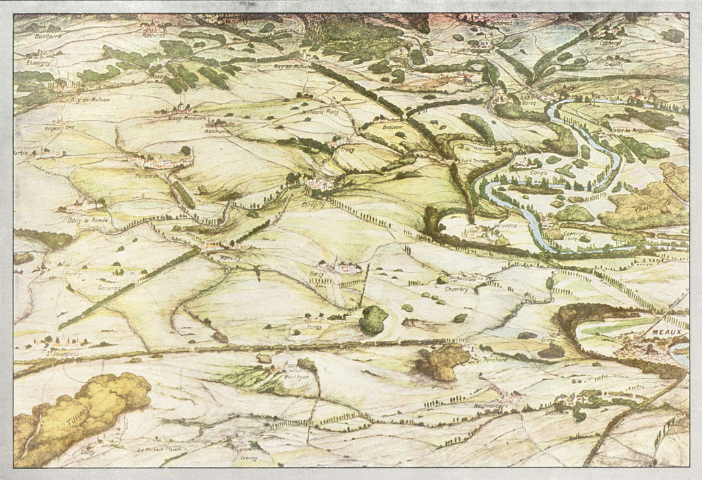 Les champs de bataille de la Marne, Photo Gervais-Courtellemont, collection Bergus