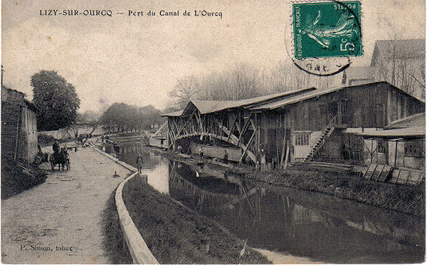 Les établissements Bourgeois à Lizy-sur-Ourcq vers 1910 CPA collection BerGus