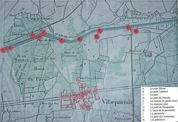 Plan de Villeparisis 1897 - Villeparisis et son Passé, photo François GAGNEPAIN
