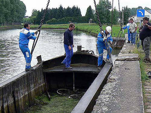 Mise en place des élingues